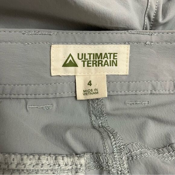 NWT Ultimate Terrain Trailhead Hiking Pants in Alloy Gray Women’s Size 4 NEW - Picture 6 of 13